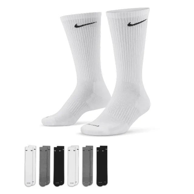 Nike Everyday Cushion 6 Pack Crew Socks