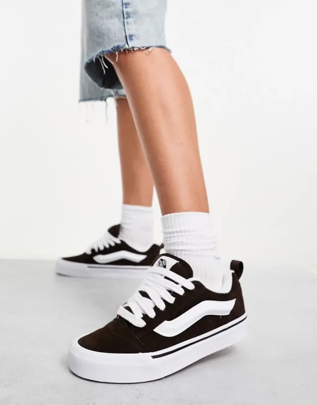 Vans Knu Skool Women's - Brown, Brown