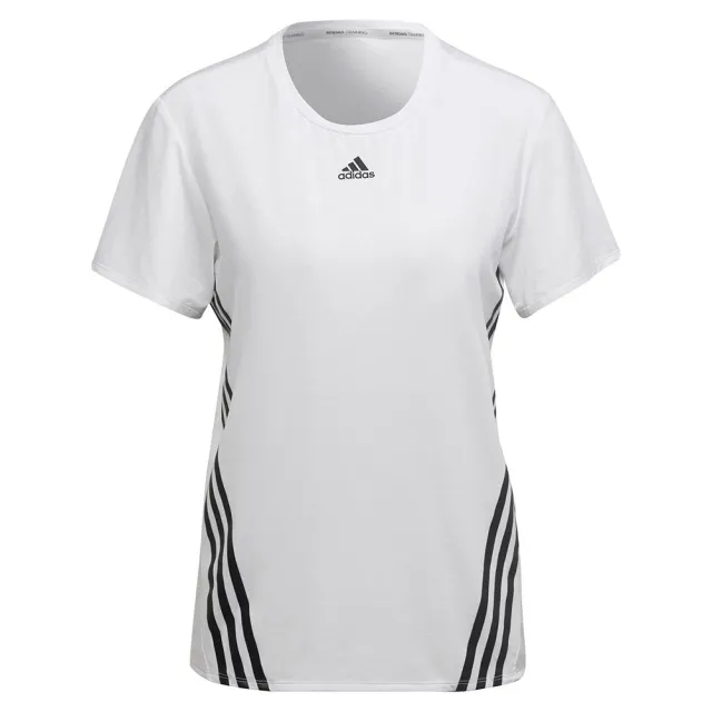 Adidas Icons 3 Stripes Short Sleeve T-shirt  - White