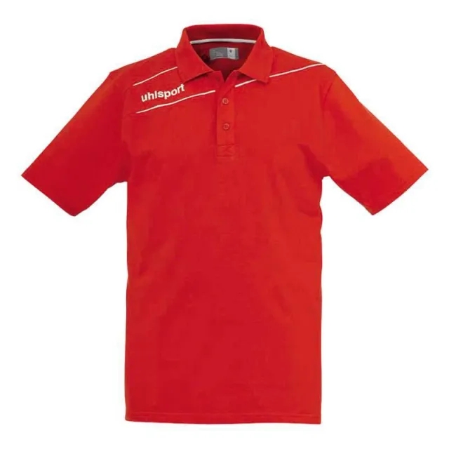 Uhlsport Stream 3.0 Short Sleeve Polo  - Red