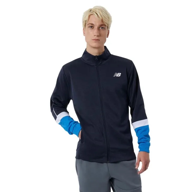 New Balance Tenacity Knit Jacket  - Blue