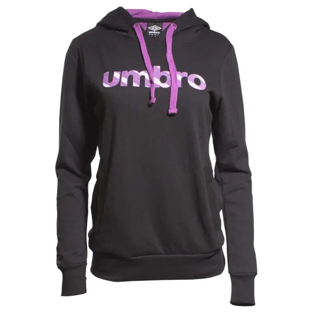 Umbro Logo Hoodie  - Black,Purple