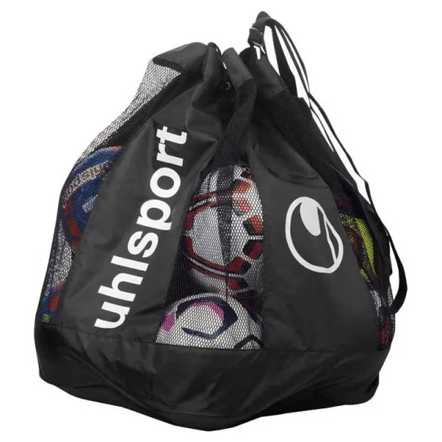 Uhlsport Logo Ball Bag  - Black,Grey