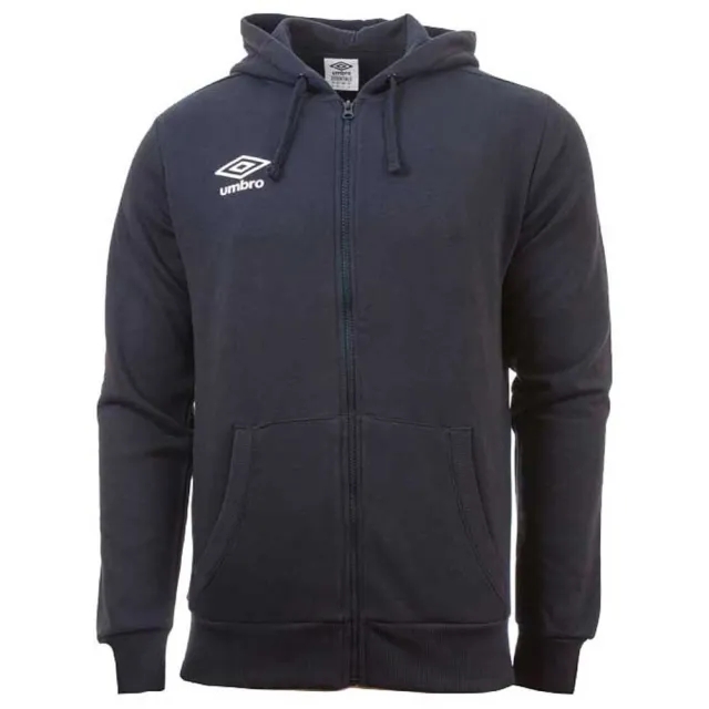 Umbro Small Logo Full Zip Sweatshirt  - Blue