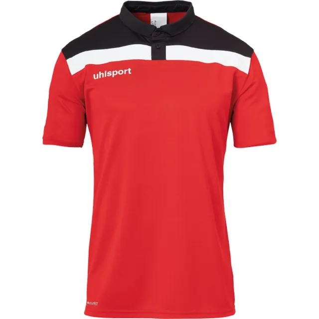 Uhlsport Offense 23 Short Sleeve Polo  - Red