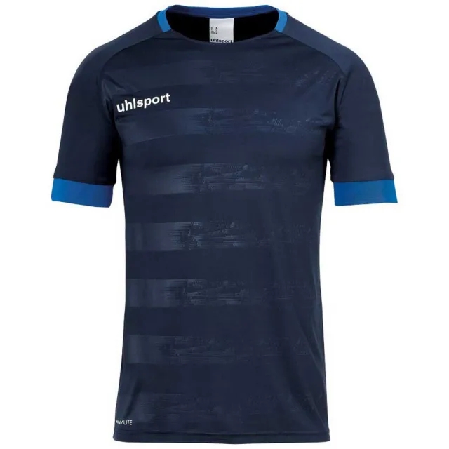 Uhlsport Division Ii Short Sleeve T-shirt  - Blue