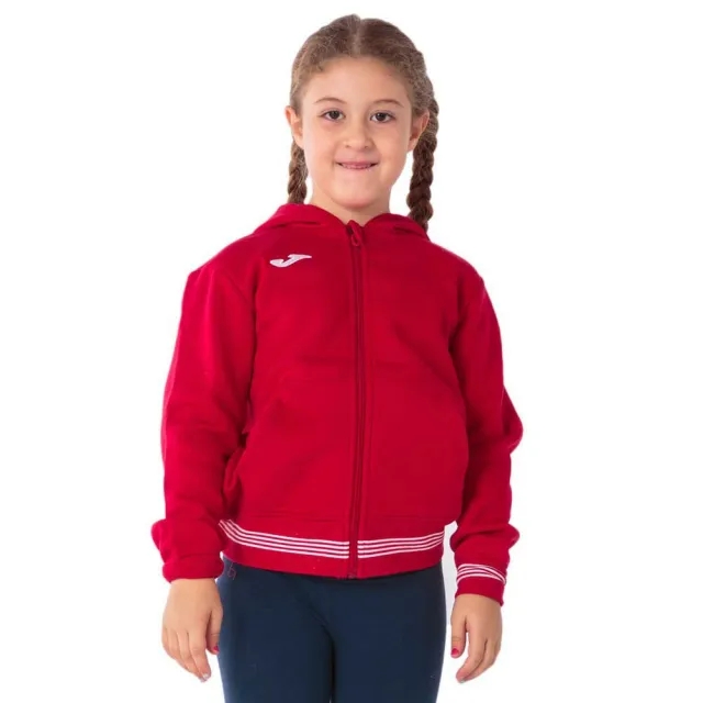 Joma Campus Iii Full Zip Sweatshirt  - Red