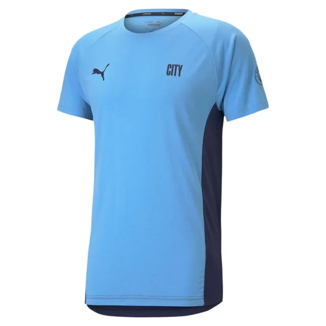 Puma Manchester City Fc Evostripe 20/21 T-shirt  - Blue