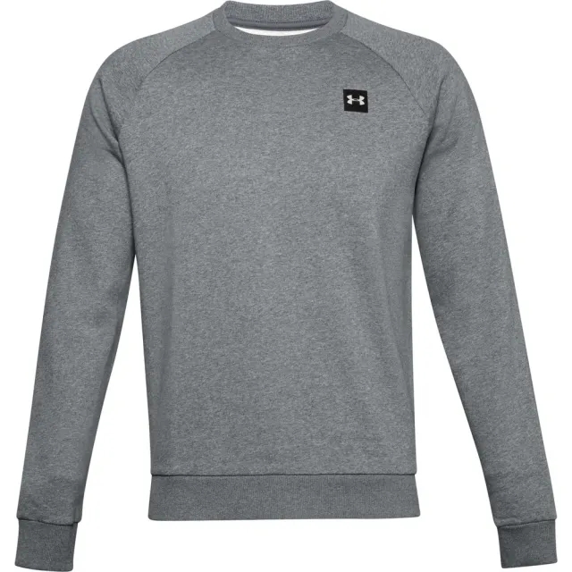 Sweatshirt Under Armour Rival Fleece Crew Gray/ Onyx White Xs