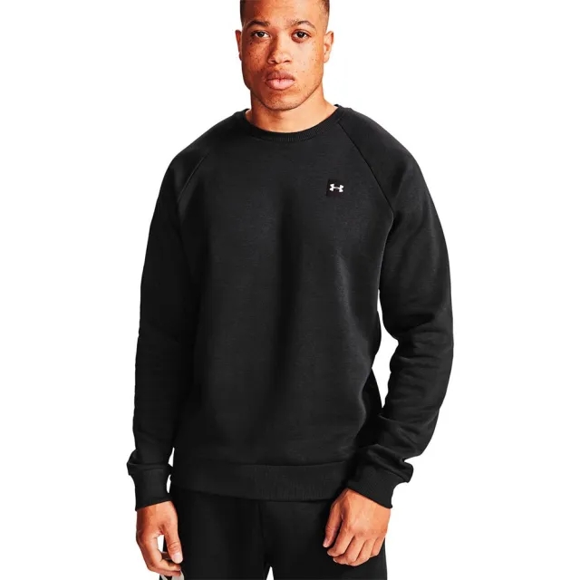 Sweatshirt Under Armour Rival Fleece Crew Black/ Onyx White Xxl