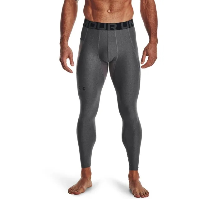 Under Armour HeatGear® Men's Leggings Carbon Heather / Black XS