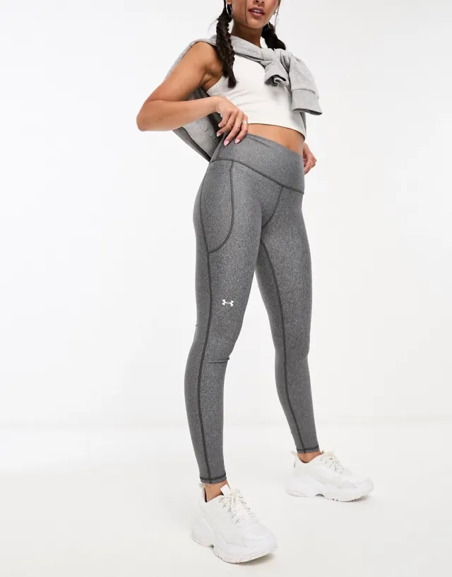 Under Armour Heatgear HiRise NS Tight Women - Dark Grey, White