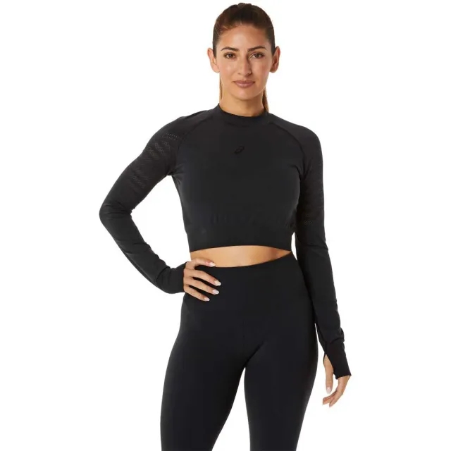 Asics Seamless Long Sleeve T-shirt  - Black