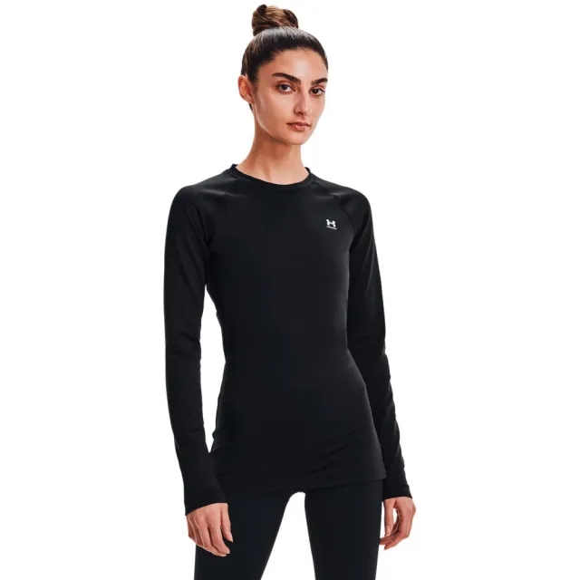 Under Armour Women's ColdGear® Crew Black / White XS