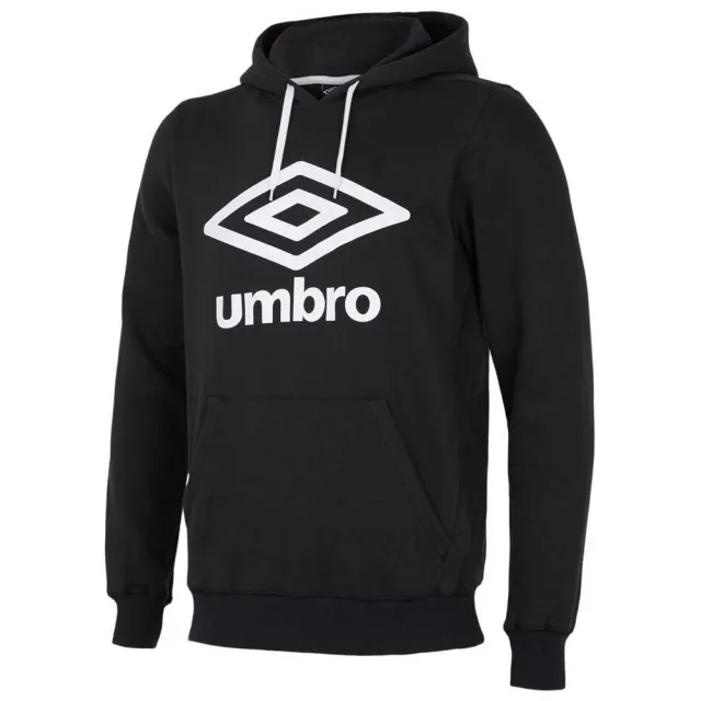 Umbro Large Logo Half Zip Sweatshirt  - Black