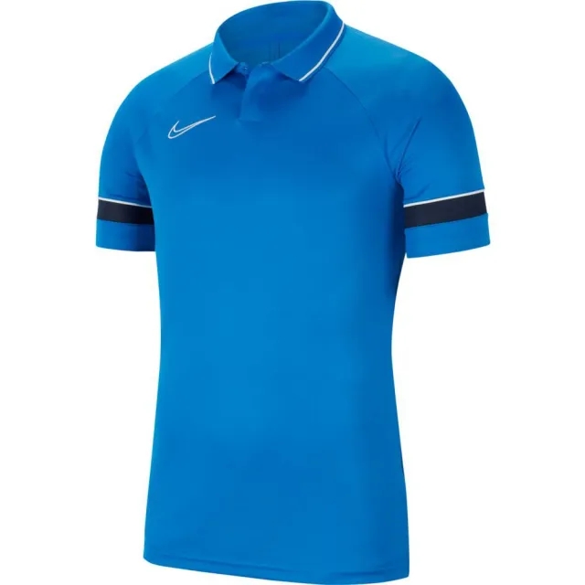 Nike Dri Fit Academy Short Sleeve Polo  - Blue