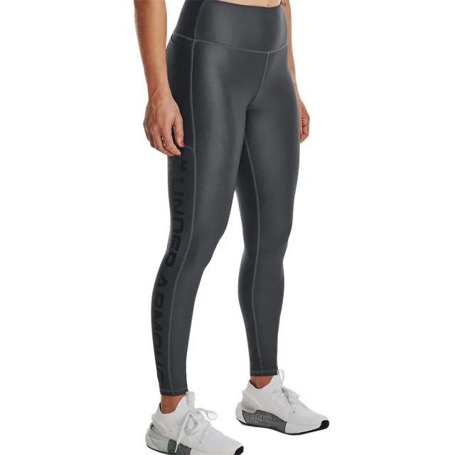 Under Armour Women's HeatGear® Full-Length Leggings Pitch Gray / Black XS