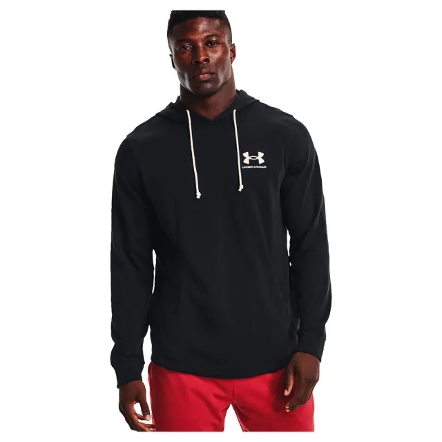 Men's  Under Armour  Rival Terry Hoodie Black / Onyx White XXL