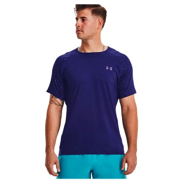 Under Armour Rush Short Sleeve Top Mens - Blue