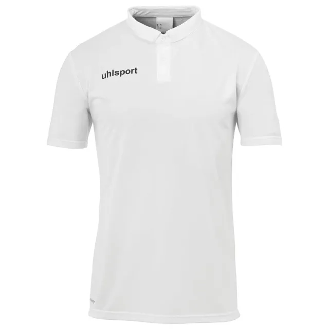Uhlsport Essential Poly Short Sleeve Polo  - White