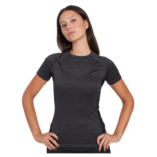 Umbro Pro Training Marl Poly Short Sleeve T-shirt  - Grey