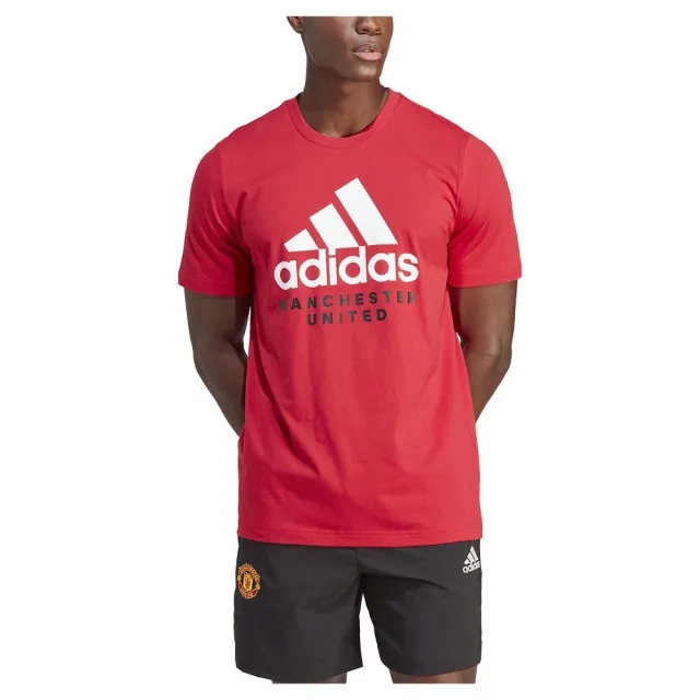 adidas - Manchester United DNA Graphic T-Shirt Red Official 2023 / 24