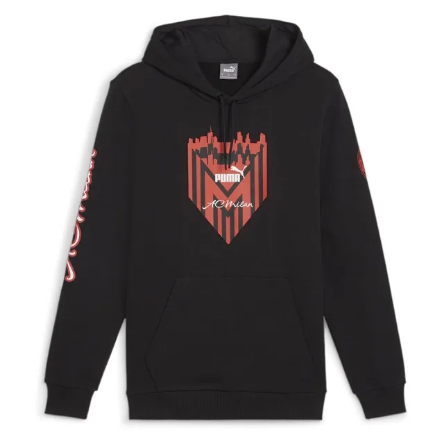 Puma - AC Milan Black Hoodie Ftblicons Official 2023 / 24