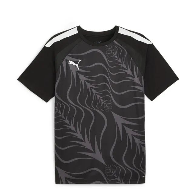 Puma Individualliga Graphic Short Sleeve T-shirt  - Black