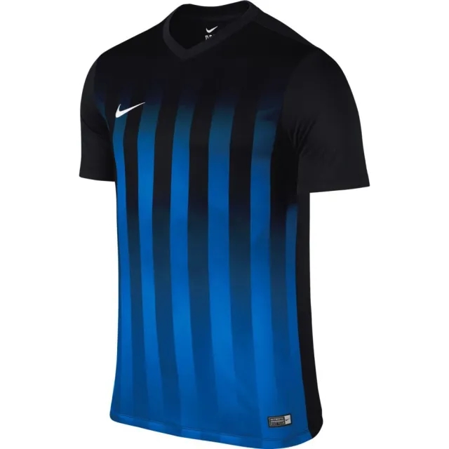Nike Striped Division Ii Short Sleeve T-shirt  - Blue