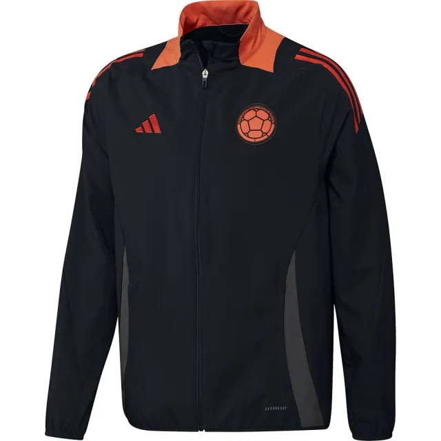 Colombia Presentation Jacket (Black) 2024-2025 Men's Polyester Made By: Adidas