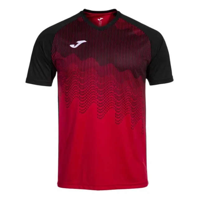 Joma Tiger Vi Short Sleeve T-shirt  - Red,Black