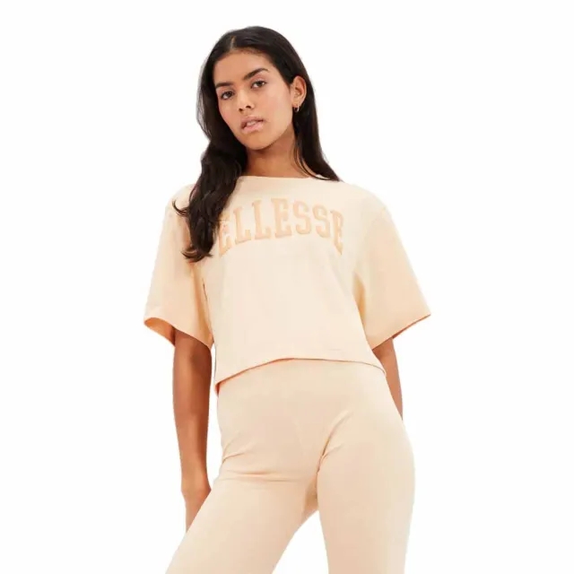 Ellesse Lanetto Crop Short Sleeve T-shirt  - Yellow