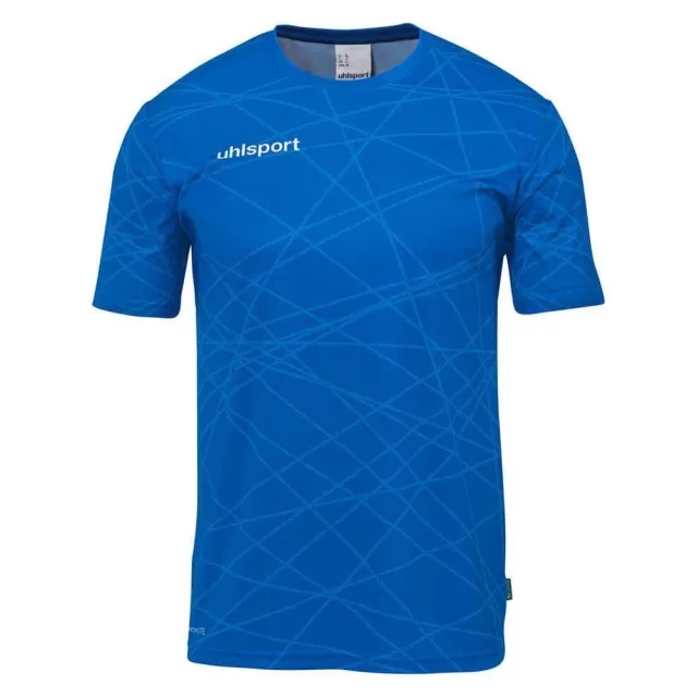 Uhlsport Prediction Short Sleeve T-shirt  - Blue
