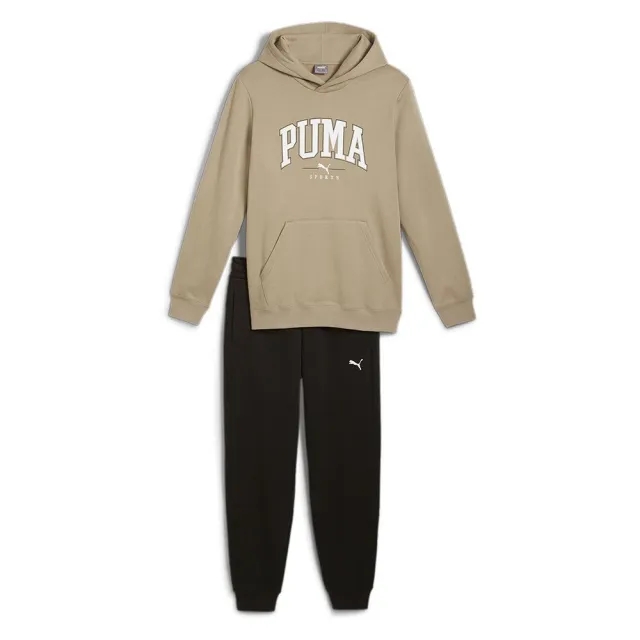 Puma Squad Hooded Tracksuit  - Beige