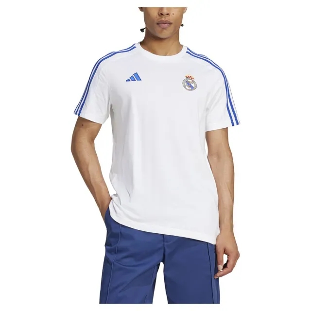 Adidas Real Madrid Dna Short Sleeve T-shirt  - White