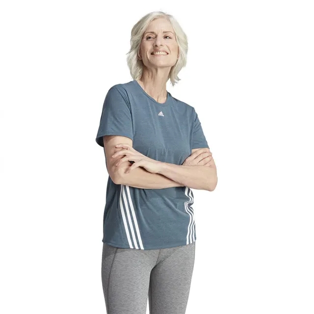 adidas Performance Train Icons 3-Stripes T-Shirt - Green, Green