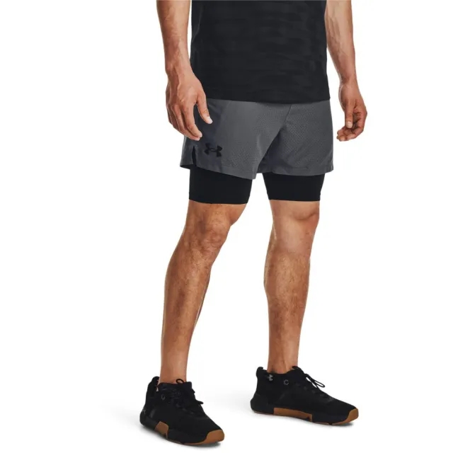 Under Armour Armour Ua Vanish Wvn 2in1 Vent Sts Gym Short Mens - Grey