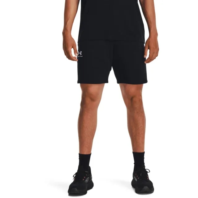 Men's  Under Armour  Icon Fleece Shorts Black / White XXL
