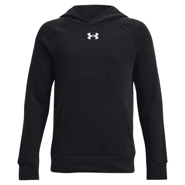Under Armour Kids' Rival Fleece Hoodie, Black