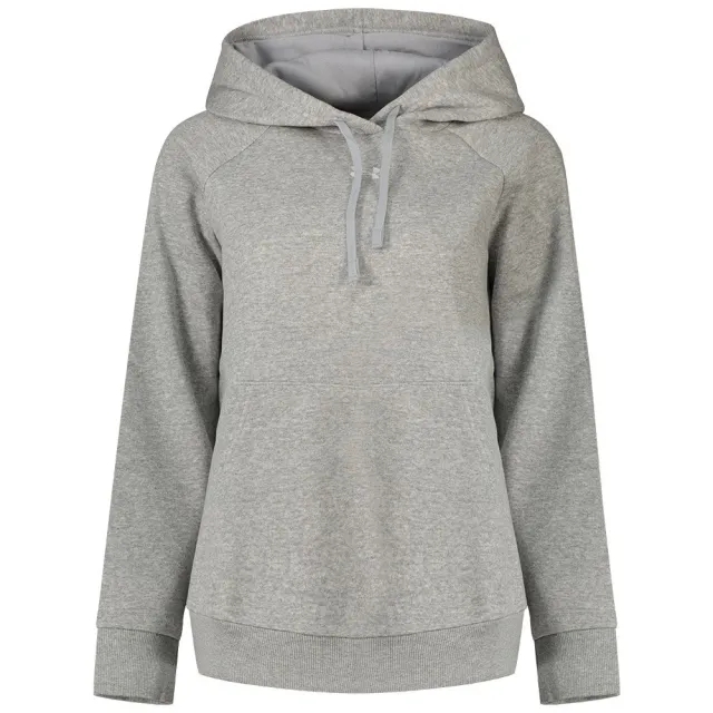 Women's  Under Armour  Rival Fleece Hoodie Mod Gray Light Heather / White L
