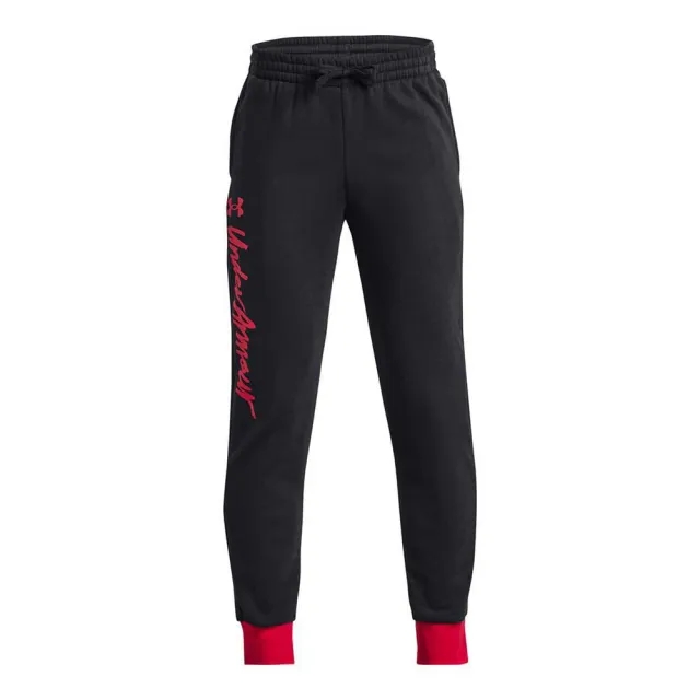 Under Armour Armour Ua Rival Fleece Script Jgrs Joggers Boys - Black