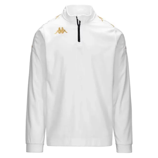 Kappa Gassolo Half Zip Sweatshirt  - White