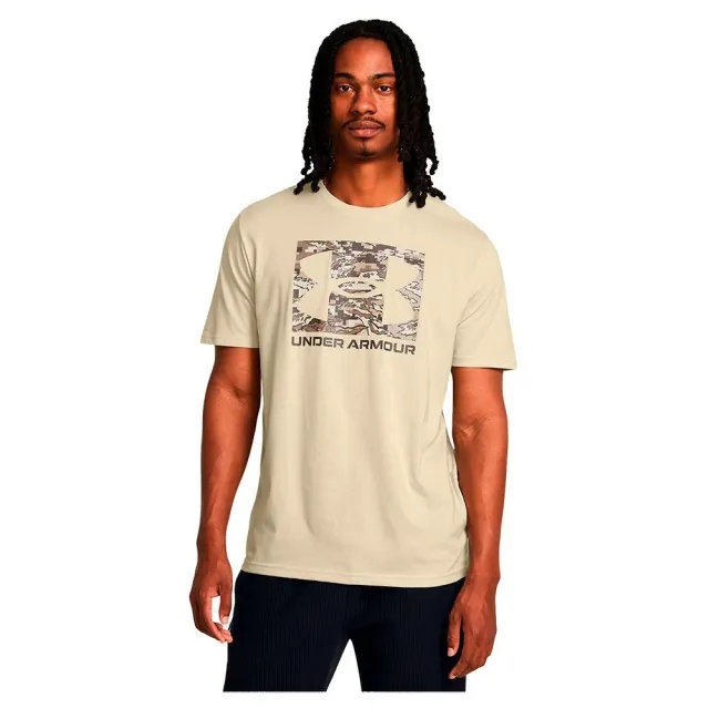 Under Armour ABC CAMO BOXED LOGO SS - White