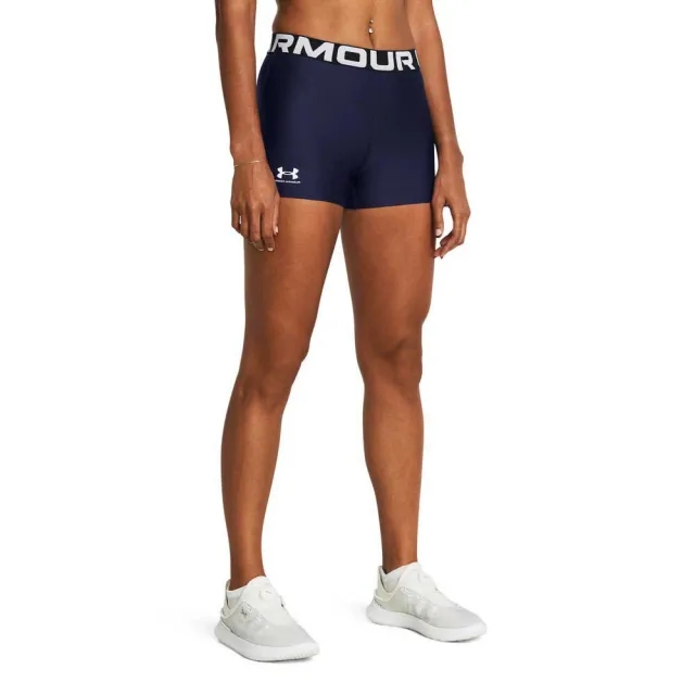 Under Armour Women's HeatGear® Shorty Midnight Navy / White L
