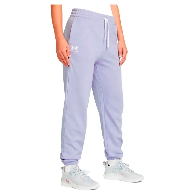 Women's  Under Armour  Rival Terry Joggers Celeste / White XS