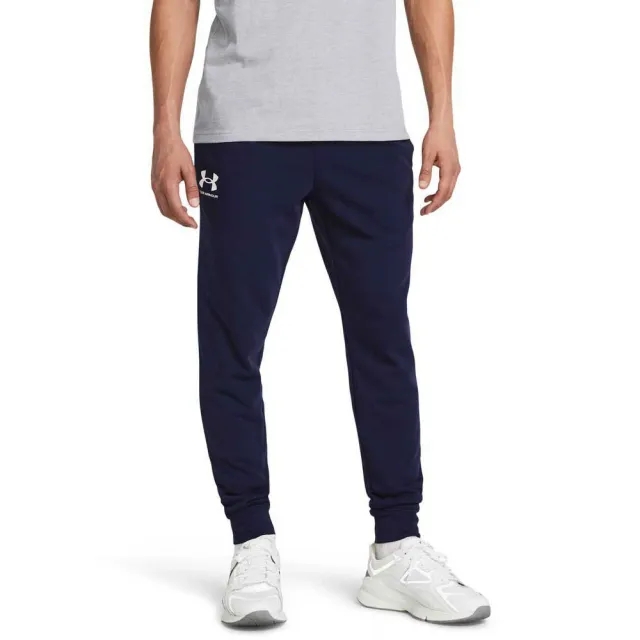 Men's  Under Armour  Rival Terry Joggers Midnight Navy / Onyx White M