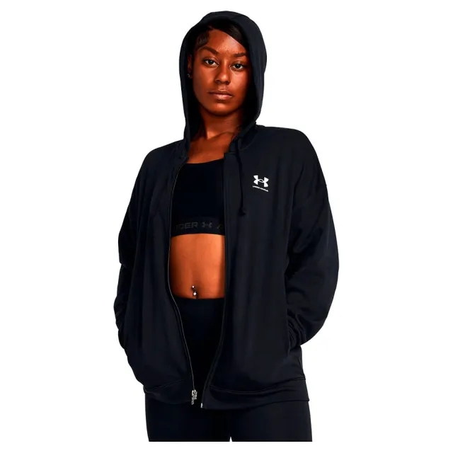 Under Armour Rival Terry Os Jacket  - Black