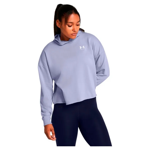 Under Armour  Rival Terry Women's Oversized Hoodie Celeste / White S