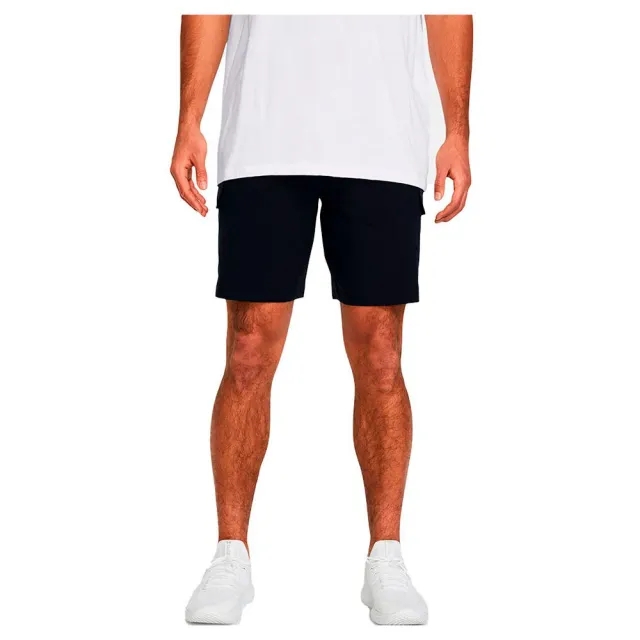 Under Armour Stretch Woven Cargo Short - Black - Size L - Black