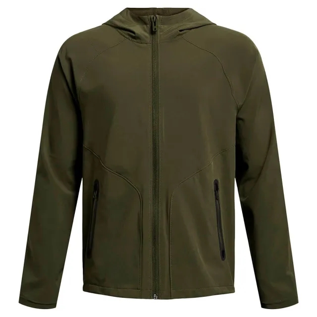 Boys'  Under Armour  Unstoppable Full-Zip Marine OD Green / Black YLG (59 - 63 in)